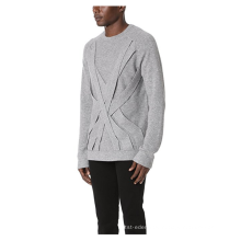 PK18A87HX Männer Kabelfront Kaschmirpullover Pullover